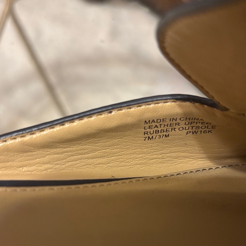 Michael Kors Dark Navy Blue Geri Suede Slides - Picture 5 of 5